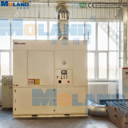 Rotor soot cleaner hepa filter