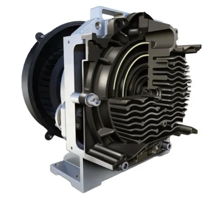 3.7KW 8Bar 410L/min Oil-Free Air Compressor with Iwata Scroll Air End