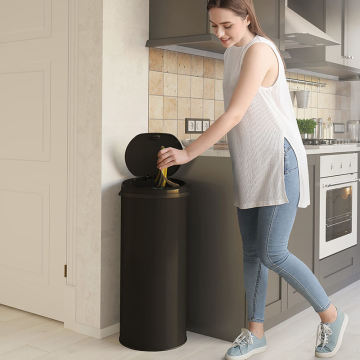 Ksy Smart Sensor Stainless Steel Kamar Mandi Tempat Sampah