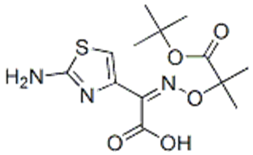 (Z)-2-Amino-alpha-[1-(tert-butoxycarbonyl)]-1-methylethoxyimino-4-thiazolacetic acid CAS 86299-47-0