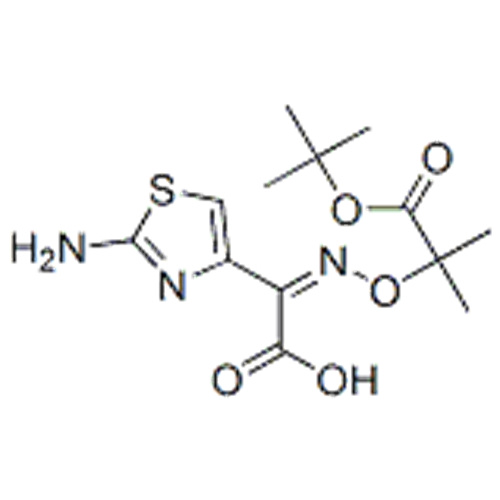 (Z) -2-Amino-alfa- [1- (tert-butoxycarbonyl)] - 1-methylethoxyimino-4-thiazolazijnzuur CAS 86299-47-0