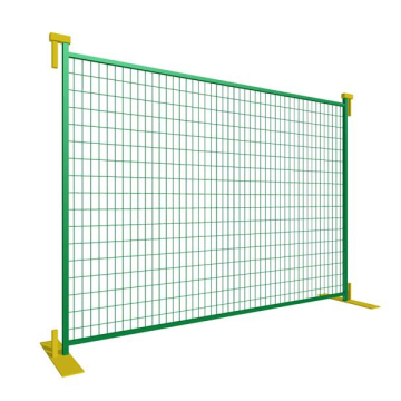 Premium Red Powder Coated Light Duty Temporary Fence Panels 6H x 9'6L