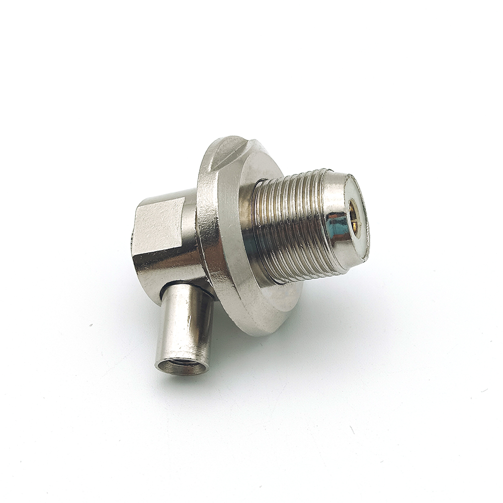 Bulkhead Mount Female SO-239 UHF Coaxial Cable Connector