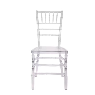 Transparent Clastic Resin Classic Clear Chiavari Chair
