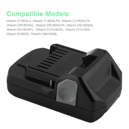 18V Lithium-ion Replacement Battery for Metabo Hitachi Tools