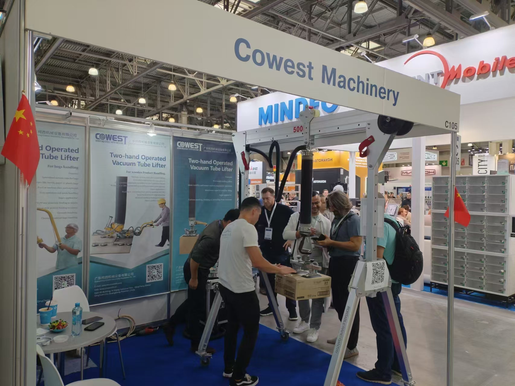 COWEST Machinery Shines at CeMAT RUSSIA 2024 (2)