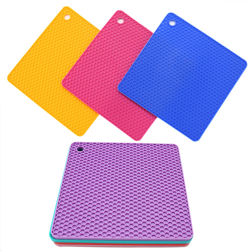 Square Silicone Pot Holders For Kitchen Tools