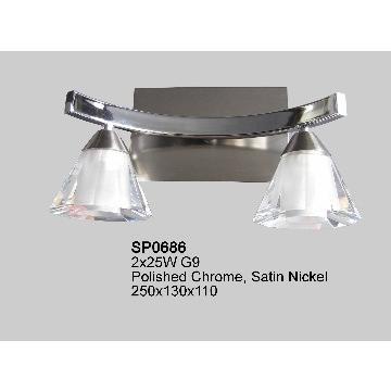 IP20 wall light PC antique