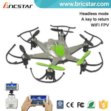 Upgrade toys 2.4G wifi rc drone with camera and lights