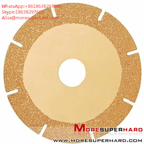 Vacuum brazing diamond saw blade processing various natural stones