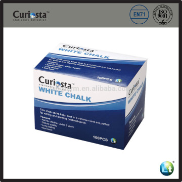 100pcs school calcium carbonate white chalk