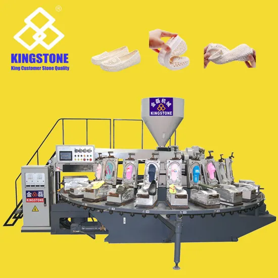Automatic Rotary Single Color PVC Shoes Direct Injection Molding Machine