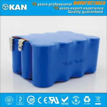 KAN nimh not ni cd 14.4v 12xSC1300mAh rechargeable battery with CE,UL,ROHS,FDA cell for robotic vacuum cleaner ,rc car, model.