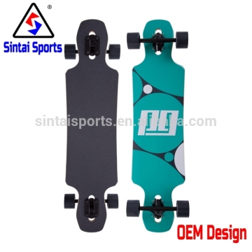 high quality PU wheel longboard