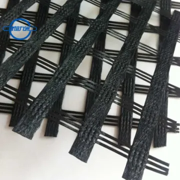 PVC coated Polyester/PET Geogrid for slope stabilization