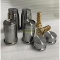 inserts and cavity core for injection mold components