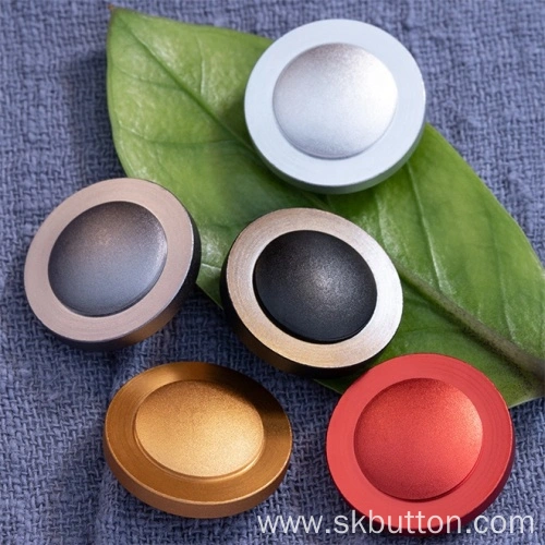 aluminum alloy snap buttons for clothes China Manufacturer