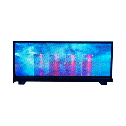 GPS Track Car Top Advertising: LED Rooftop Taxi Ads