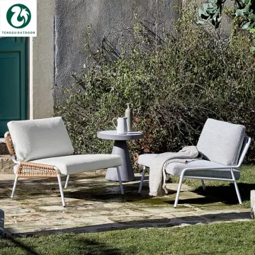 Customized rattan furniture outdoor table and chair set metal chairs rattan chair