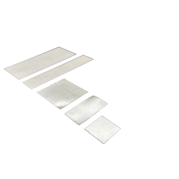 Custom PVDF Piezoelectric Film - Shearing Service for Any Shape and Size with Electrode Lead-Out in Plastic Package 28um