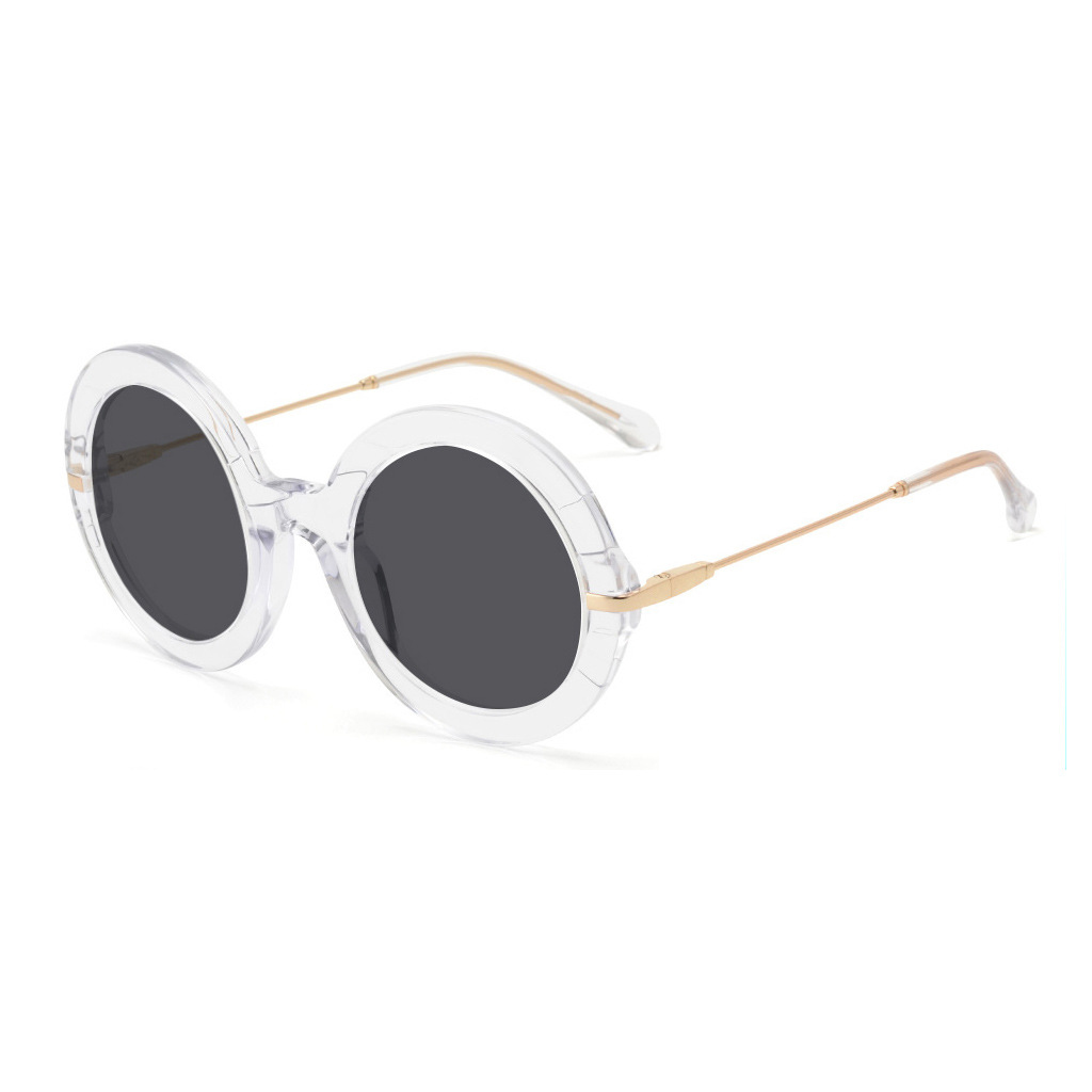 Custom Round Acetate Sunglasses