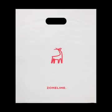 Die Cut Grocery Bags Custom Logo