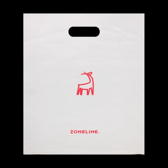 Die Cut Grocery Bags Custom Logo