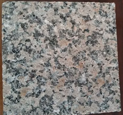 Honed or Flamed Roza Beta Granite Red Slabs