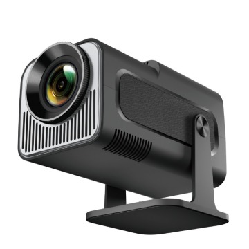 Mini HY320 Black LED Android 11 Portable 3D Projector with 200ANSI 720P and Dual BT5.0