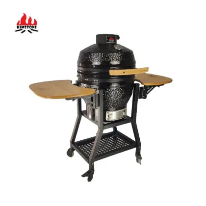 KIMSTONE Charcoal Barbecue Grill: Outdoor Griller Expert Ceramic BBQ Grill