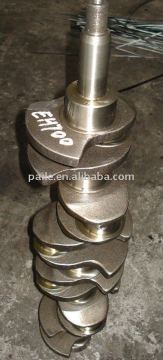 Ductile casting iron and forged steel crankshaft for HINO EH700