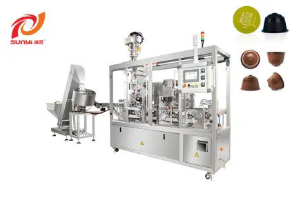 Biodegradable Coffee Capsule Filling and Sealing Machine for Dolce Gusto