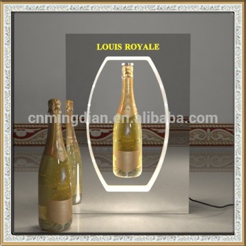 acrylic LED levitating rotating bottle display,Magnetic floating bottle display rack