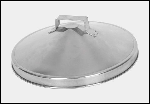 Commercial stainless steel steamer with lid