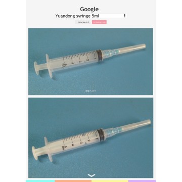 Disposable 5Ml Syringe Luerlock