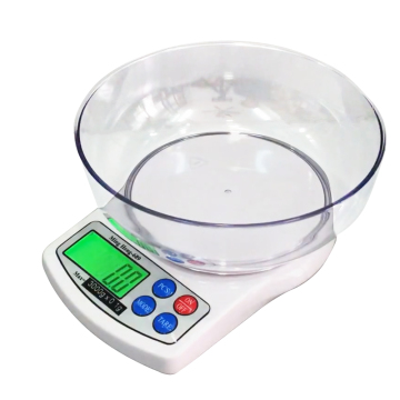 Gioielli da cucina multifunzionale Scala di pesatura in oro - Capacità 3 kg/6 kg, precisione 0,1 g, scala elettronica portatile