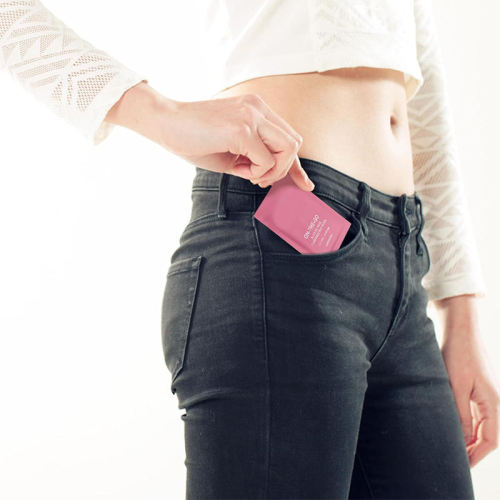 Khăn lau có thể giặt được của phụ nữ được đóng gói riêng