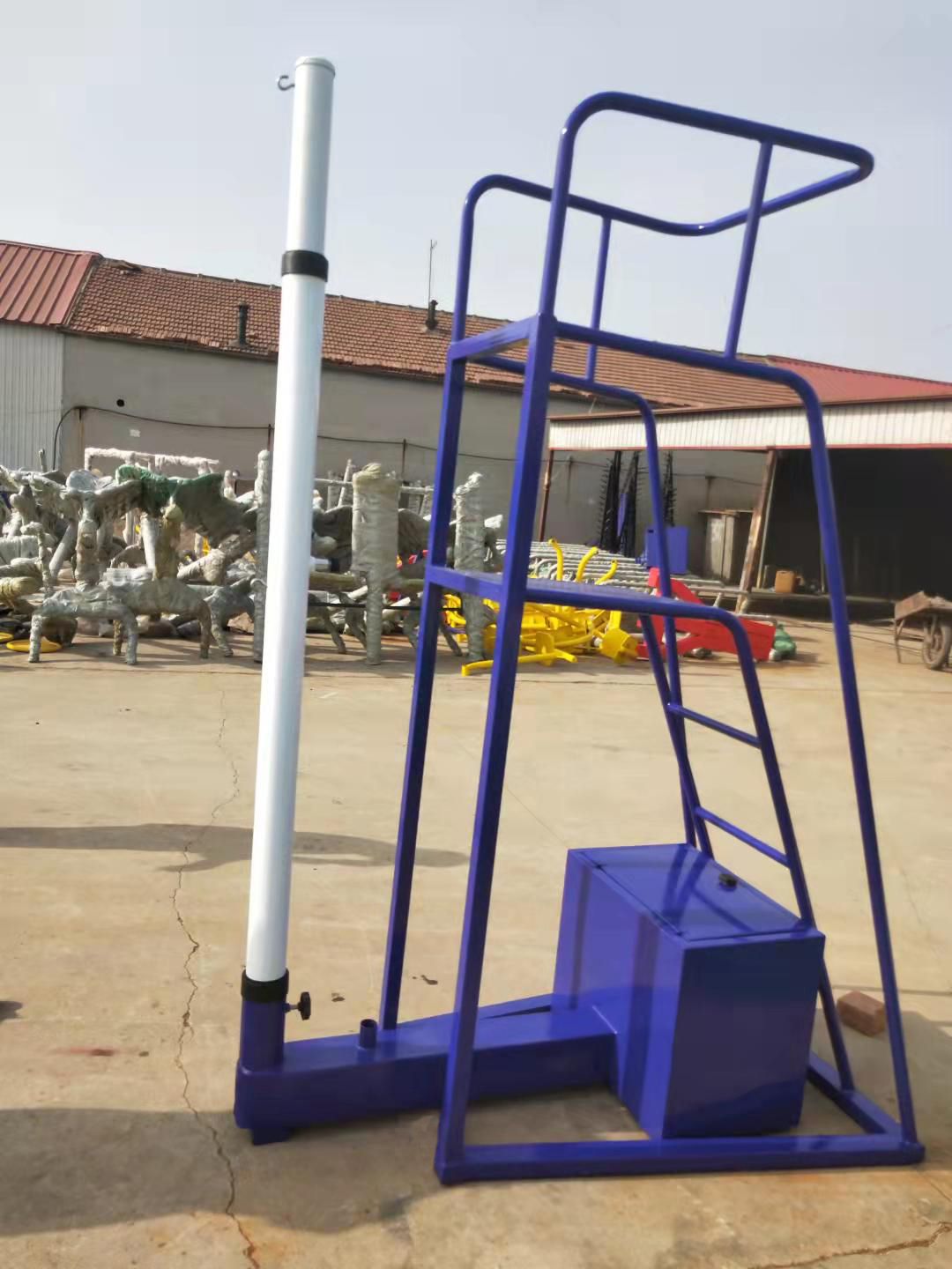 simple movable volleyball umpire's chair