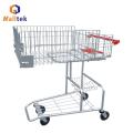 Wholesale Supermarket Zinc plated Disable Shopping Trolley