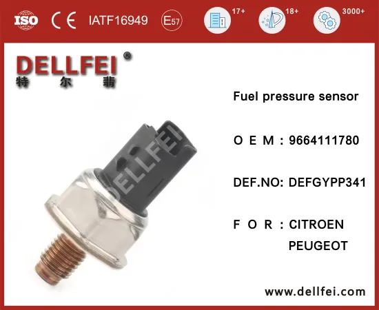 Common Rail Fuel Pressure Sensor 9664111780 for CITROEN,PEUGEOT