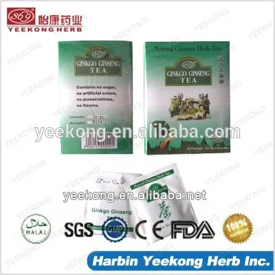 Ginkgo Ginseng Tea- herb teabag