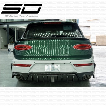 Perfect Fitment M Style Dry Carbon Fiber Front & Rear Bumpers and Side Skirts for Bentley Bentayga 2023