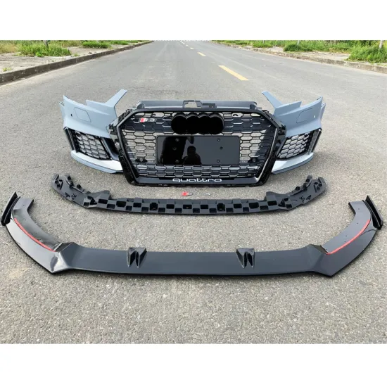 RS3 Style Auto Parts - Front Bumper, Grille, Tail Lip, Tail Exhaust for Audi A3 (2017-2019)