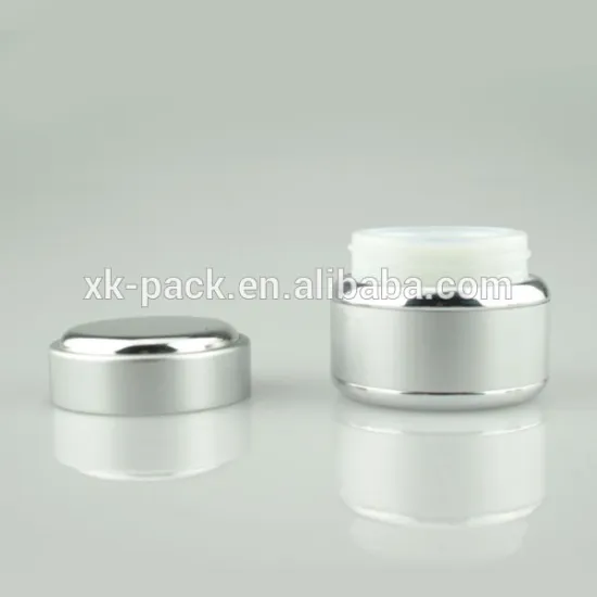 aluminum face cream jar