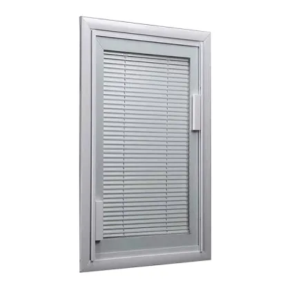 German Decorative Exterior Glass Louvre Windows with Double Blinds - Stock Availability
