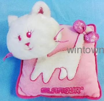 High quality Baby glamour cat pillow with rectangular shape
