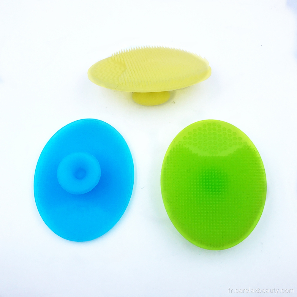 Brosse de brosse nettoyant pour le visage en silicone