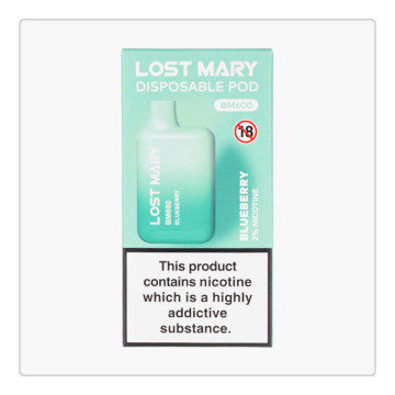 Lost Marry BM600 Puffs 20mg Vape descartável 550mAh