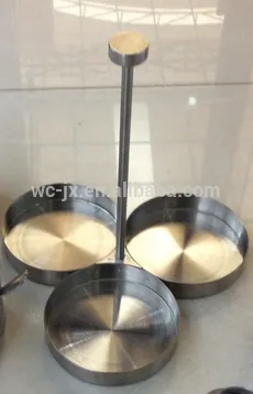Stainless steel Marmalade pot stand/5 stars stainless steel marmalade pot stand