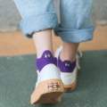 Adorables calcetines náuticos bordados